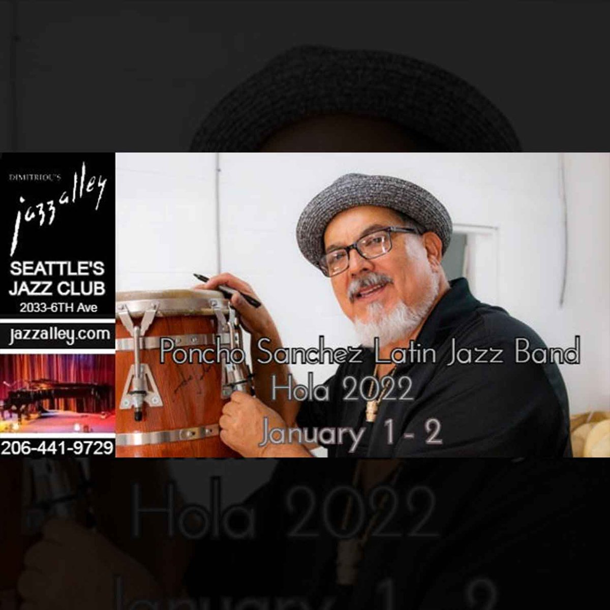 Let's start 2022 off right Seattle! We are at the Jazz Alley again TONIGHT and TOMORROW. Get tickets: jazzalley.com/www-home/artis…
