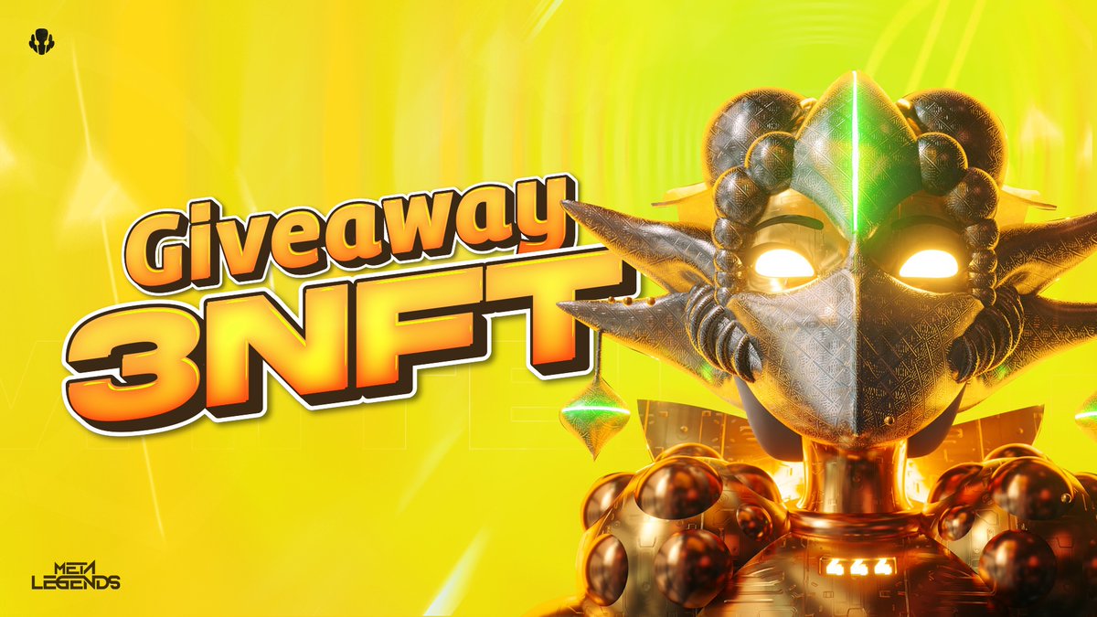 Giveaway! 🎉

We offer 3x Meta Legend NFT, worth over 1.5 ETH!

To enter:
1. Follow @metalegendsnft
3. Like, Retweet and Tag 3 friends

The winners will be announced in 24h! 

🚨Very Last Meta Legends available now for mint : mint.meta-legends.com