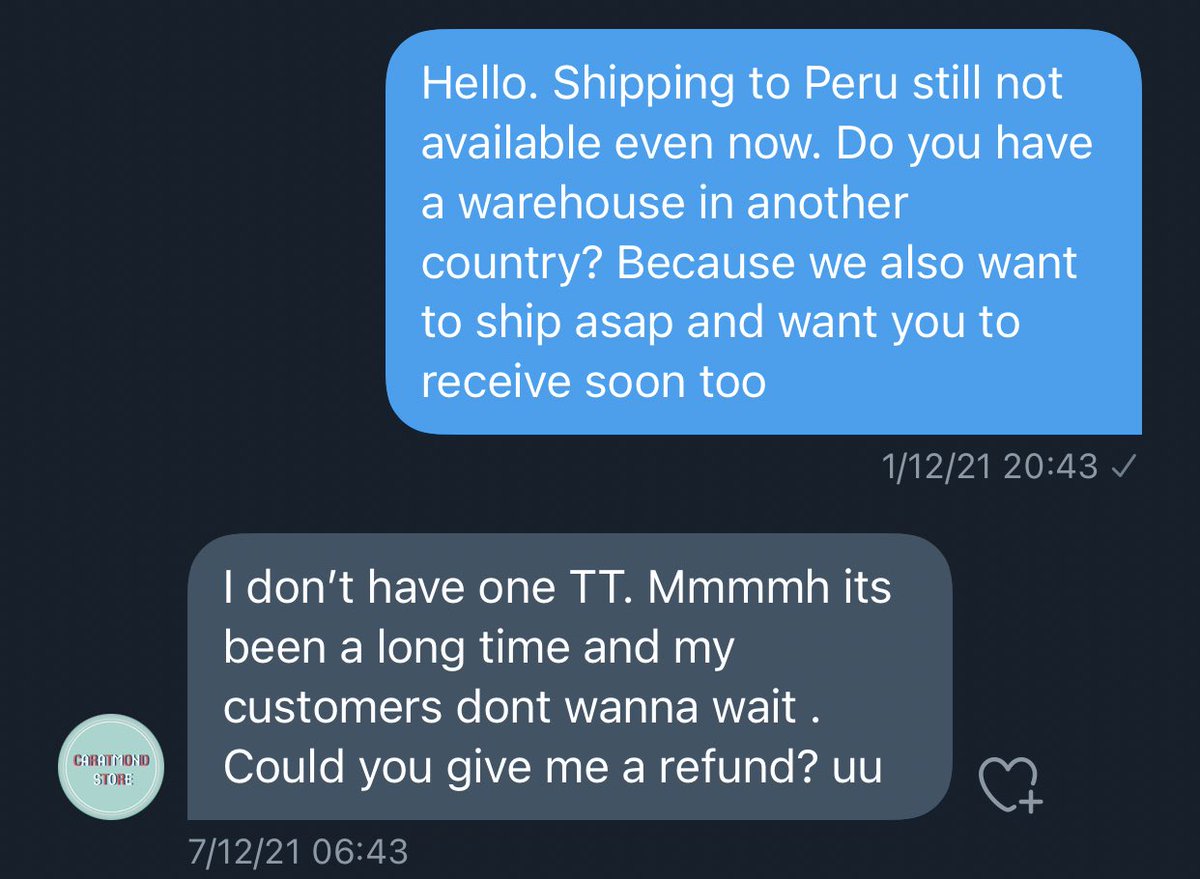 CandyJS_CocoaVN's tweet photo. Update for Peru buyers:
After waiting for a long time, shipping from Thailand to Peru is still suspended so the GO manager and us agreed to cancel since they don’t have a warehouse in another country. We apologize for the inconveniences. https://t.co/8i6eieM50f