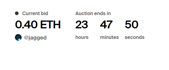 aaaaaaaaaaand the auction has started!