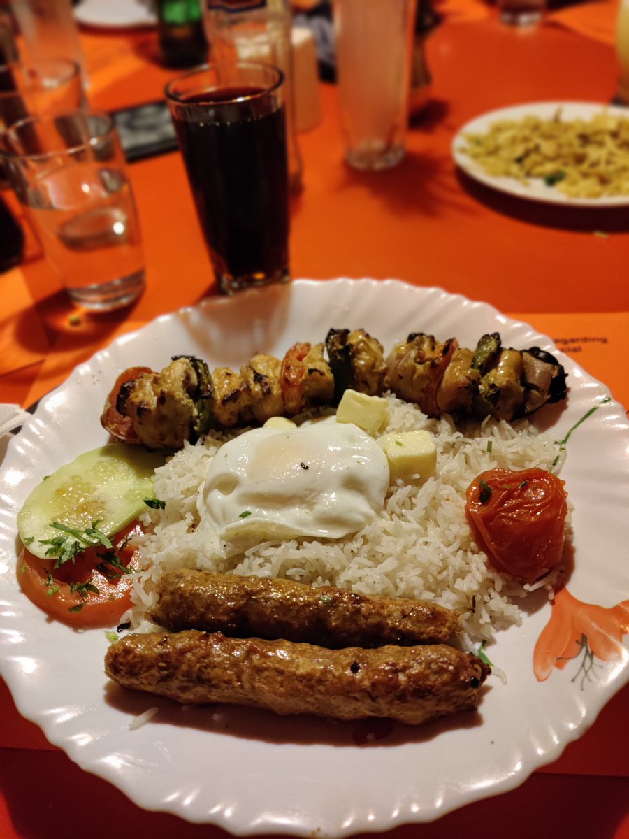 diptakirti's tweet image. Calcutta: where Bengalis eat an Iranian dish in a Continental restaurant (owned by Punjabi businessmen) in a building constructed by an Armenian real estate developer.