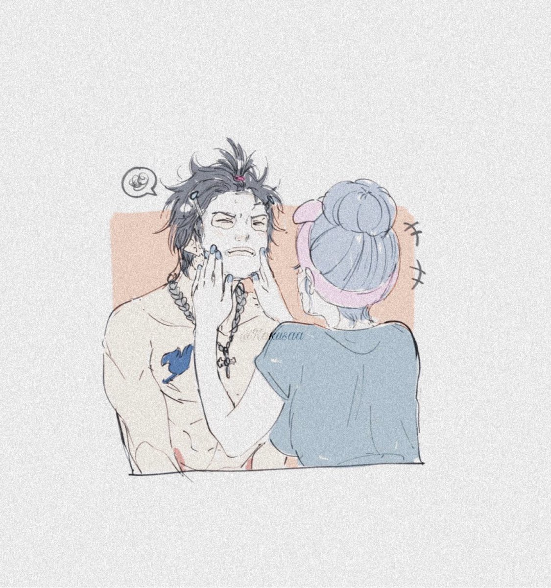 ⠀⠀ ⠀⠀
⠀ lɑte night self cɑre with her beloved. ⠀⠀ ⠀⠀⠀⠀ <a href="/ZeroNoTachi/">THE END.</a>; ♡︎