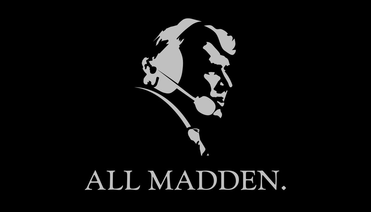 jacobu's tweet photo. In light of the passing of John Madden, FOX will encore the Fox Sports ALL MADDEN documentary in prime time this THURSDAY, DECEMBER 30 on FOX from 8:00pm-9:30pm ET / PT. https://t.co/lCxdiGR2A5