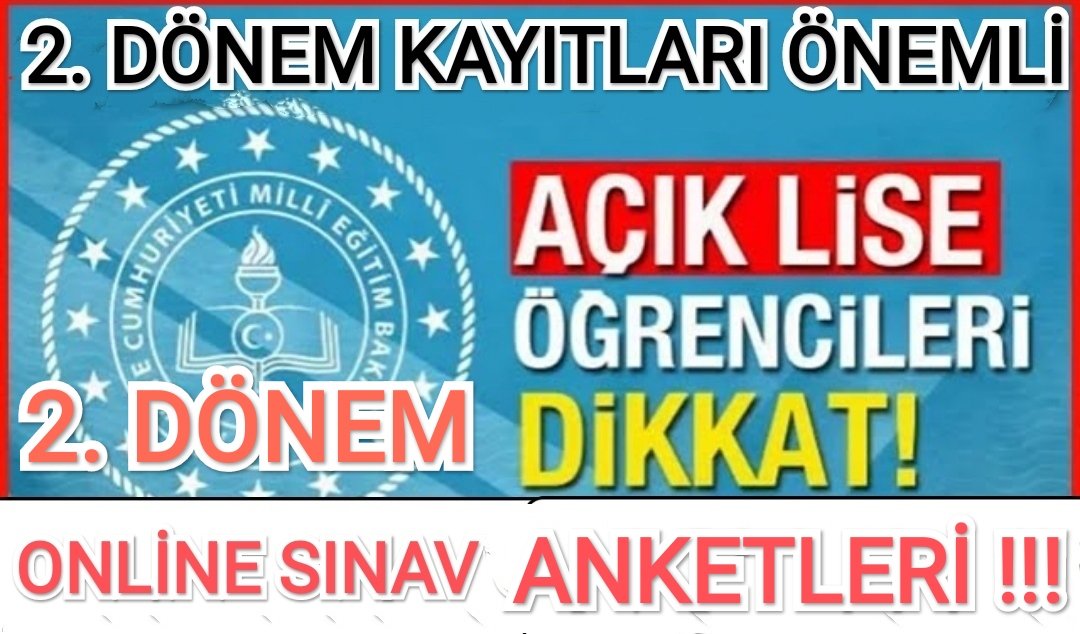 fatihisleyen52's tweet photo. Açık lise 2. Dönem Online Sınav Kimlerin Gündeminde. ❤️🤗👍 #onlinesinav
https://t.co/7oBqpjtJL5
#onlineegitim https://t.co/IAe1IRsxs9
