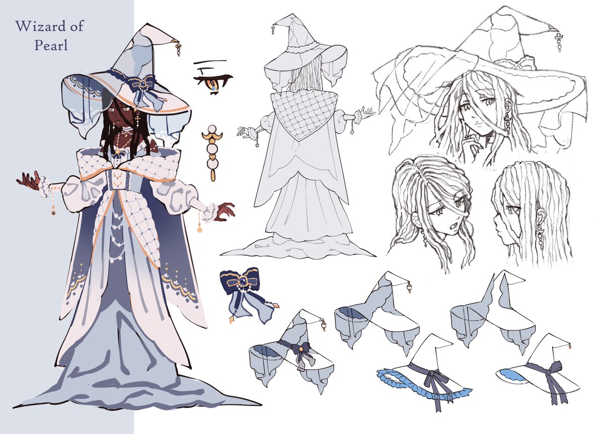 revamping old chara sheets for school 