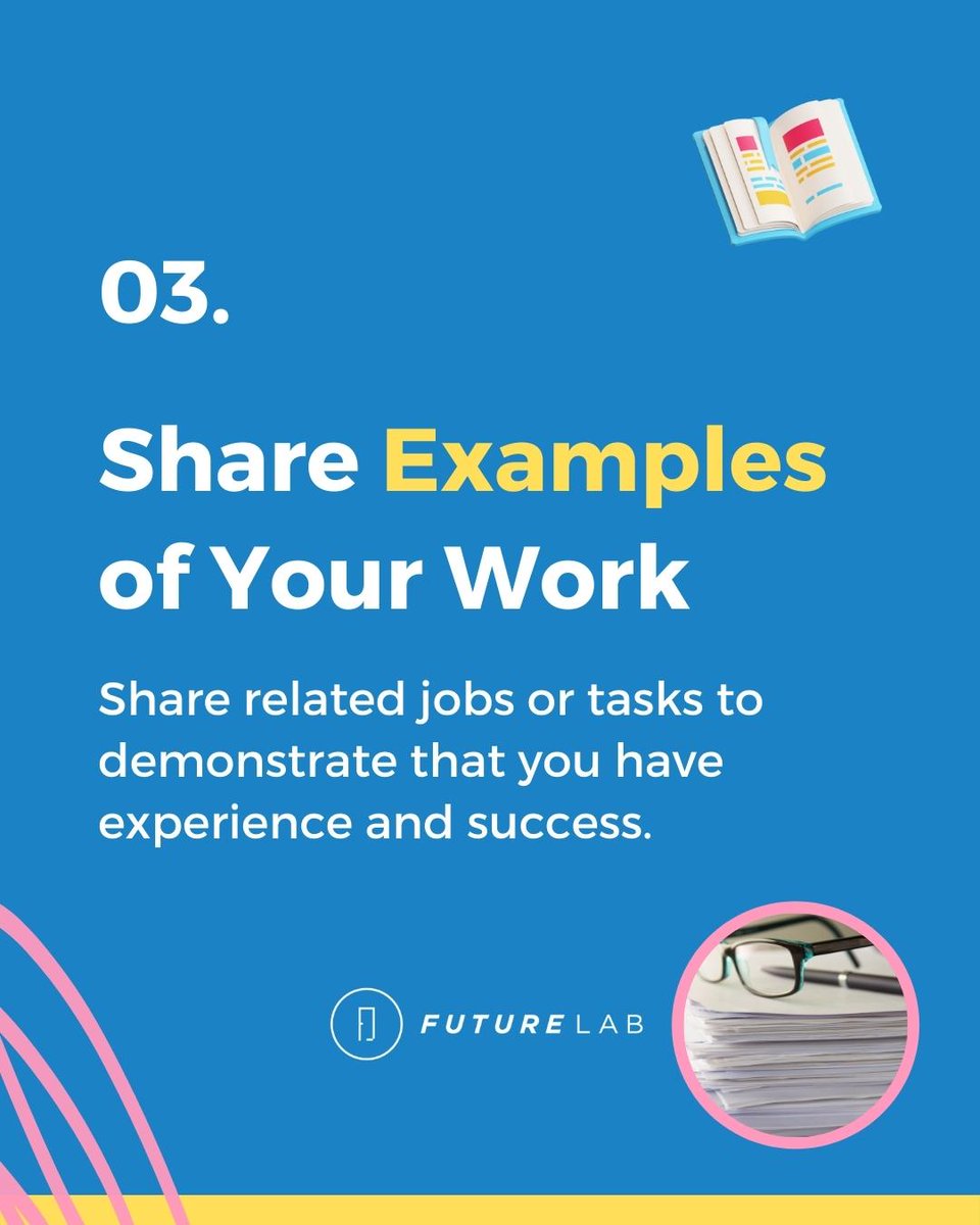 FutureLab_my's tweet photo. Some TIPS for everyone to prepare for a job interview!

Here are 4 tips on how to make a great impression:
1. Do Your Research
2. Practice Makes Perfect
3. Share Examples of Your Work
4. Interview the Interviewer

#mentorship #jobinterview #tipoftheday #interviewprep #careerguide https://t.co/4sTi5OkfEQ