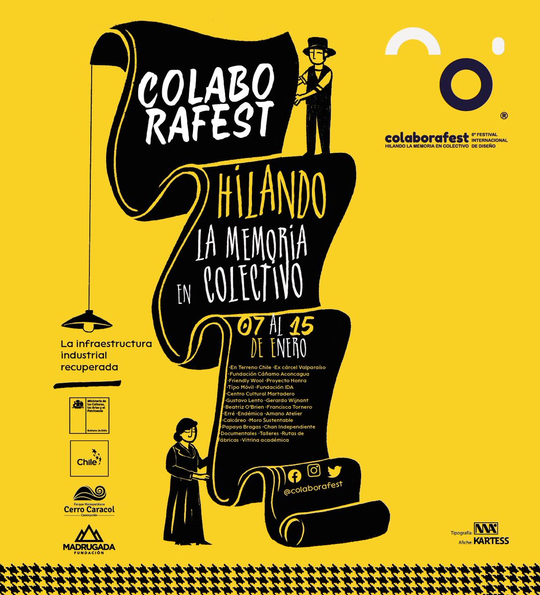 colaborafest's tweet photo. Les presentamos nuestro afiche oficial de esta 6ta versión! https://t.co/21AprNI6Fx