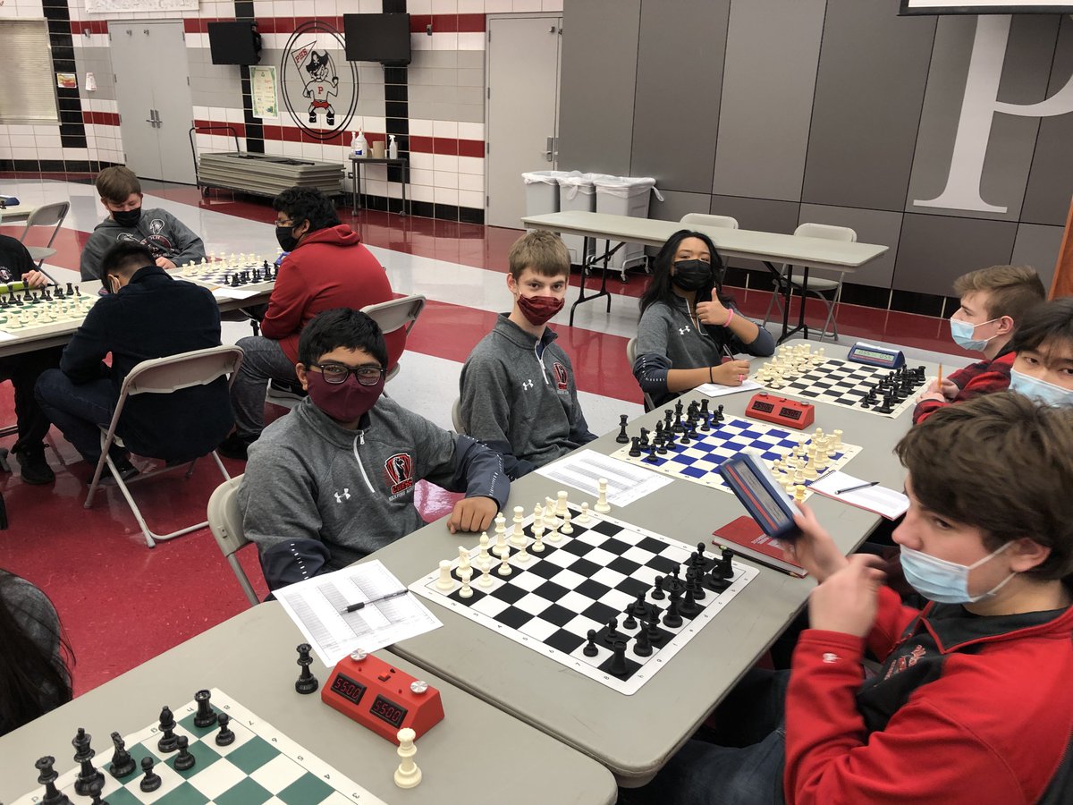 RAHSChess's tweet photo. Chess is back at Auburn! After a one-year hiatus, the team finished the regular season 3-2 in Conference. Ian Wan on Board 2 led the team for most points scored (22) at the Palatine Team Tournament. Be sure to cheer on our Knights as they compete for the NICL trophy on Jan. 15th! https://t.co/KnAT9QKAgg