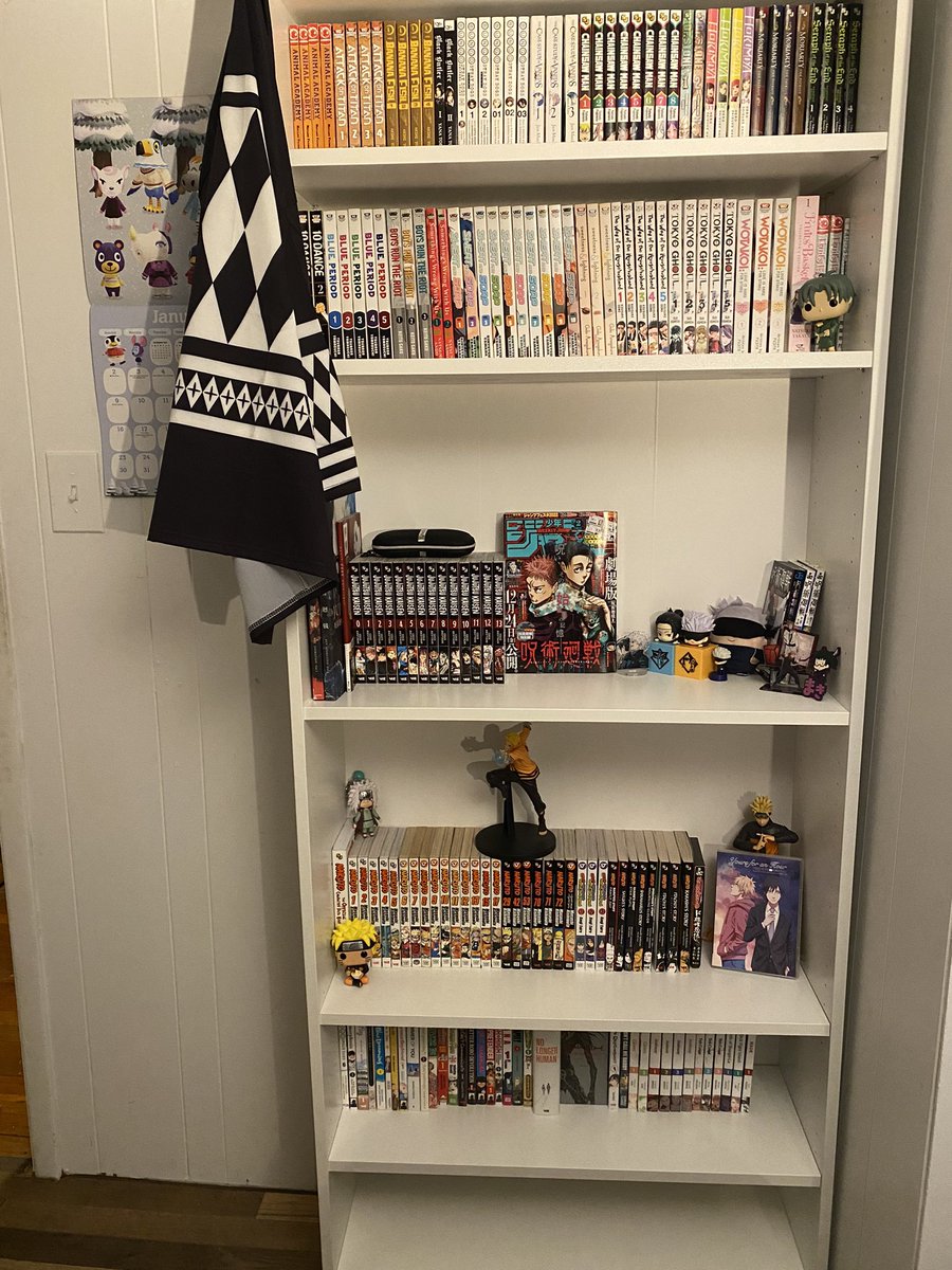 DarbySullivan's tweet photo. finally got a bookshelf for my manga collection https://t.co/v0W3xgbb1v