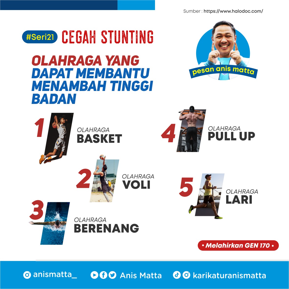 partaigeloraid's tweet photo. Selain makanan, ternyata ada juga olahraga yg dapat membantu tubuh untuk tumbuh tinggi.
Olahraga apakah itu?

#geloracegahstunting #gelorakanGEN170 #cegahstuntingitupenting #cegahstunting 
#pesananismatta #partaigelora #kolaborasiindonesia @anismatta @Fahrihamzah @Mahfuzsidik_ https://t.co/0DIK65UfrQ