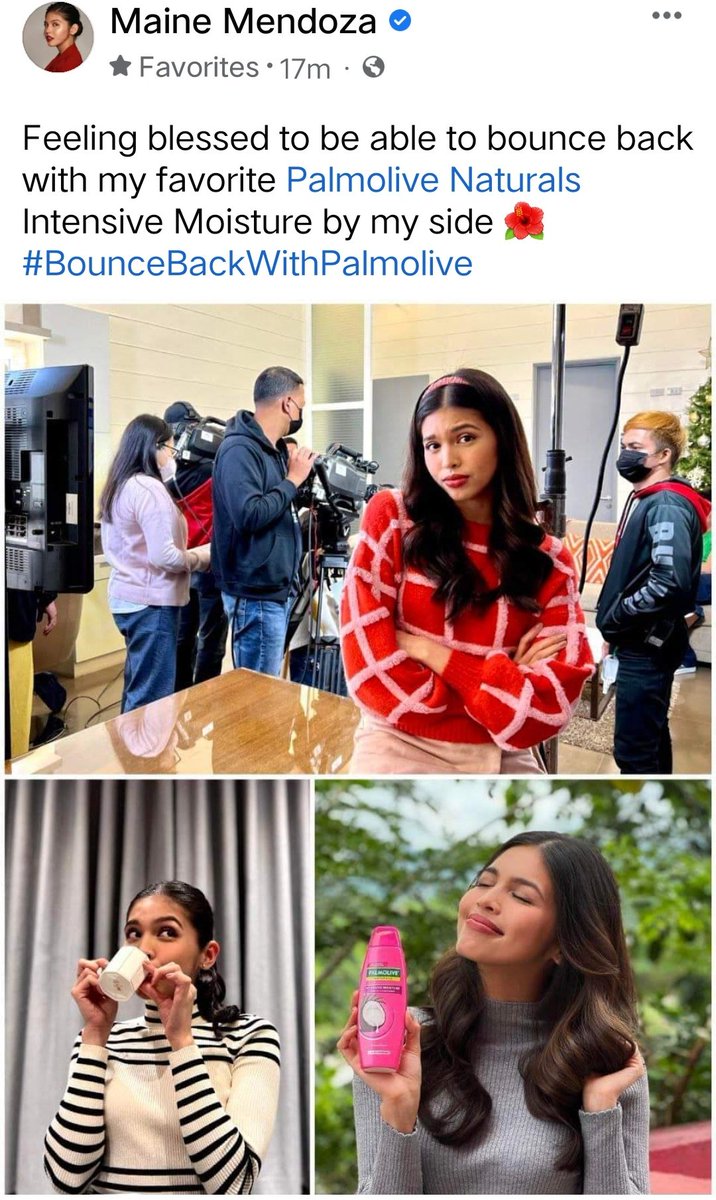 ma1208an's tweet photo. “Feeling blessed to be able to bounce back with my favorite Palmolive Naturals Intensive Moisture by my side 🌺 #BounceBackWithPalmolive”
https://t.co/pCwvUEdPwG
@mainedcm | #MaineMendoza https://t.co/s0T6atu2K8