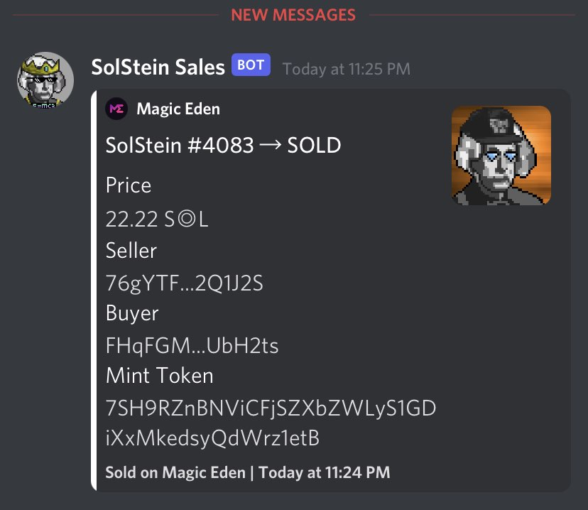 Solsteins NFT tweet media