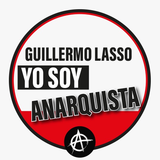 mopkice's tweet photo. PASA LA VOZ

Ante declaraciones de @LassoGuillermo de tildar de forma despectiva al compañero @LeonidasIzaSal1 como anarquista, tergiversando su significado de lucha histórica, hoy contra el neoliberalismo, nos sumamos a esta campaña y le decimos también #YoSoyAnarquista https://t.co/DvP3pIUB8N