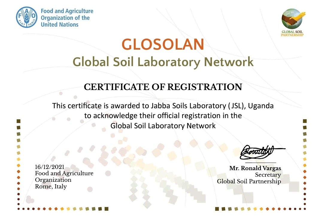 DenisAhimbisib2's tweet photo. We are officially part of the global network of soil Laboratories to improve soil health, productivity and sustainable agriculture. https://t.co/c9eyvLvSew