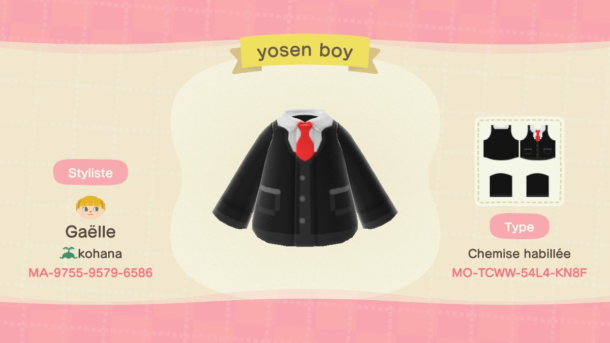_miss27_'s tweet photo. the yosen's boy uniform #knb #yosen #murasakibara #AnimalCrossing #ACNH #NintendoSwitch https://t.co/Re24UmSzld