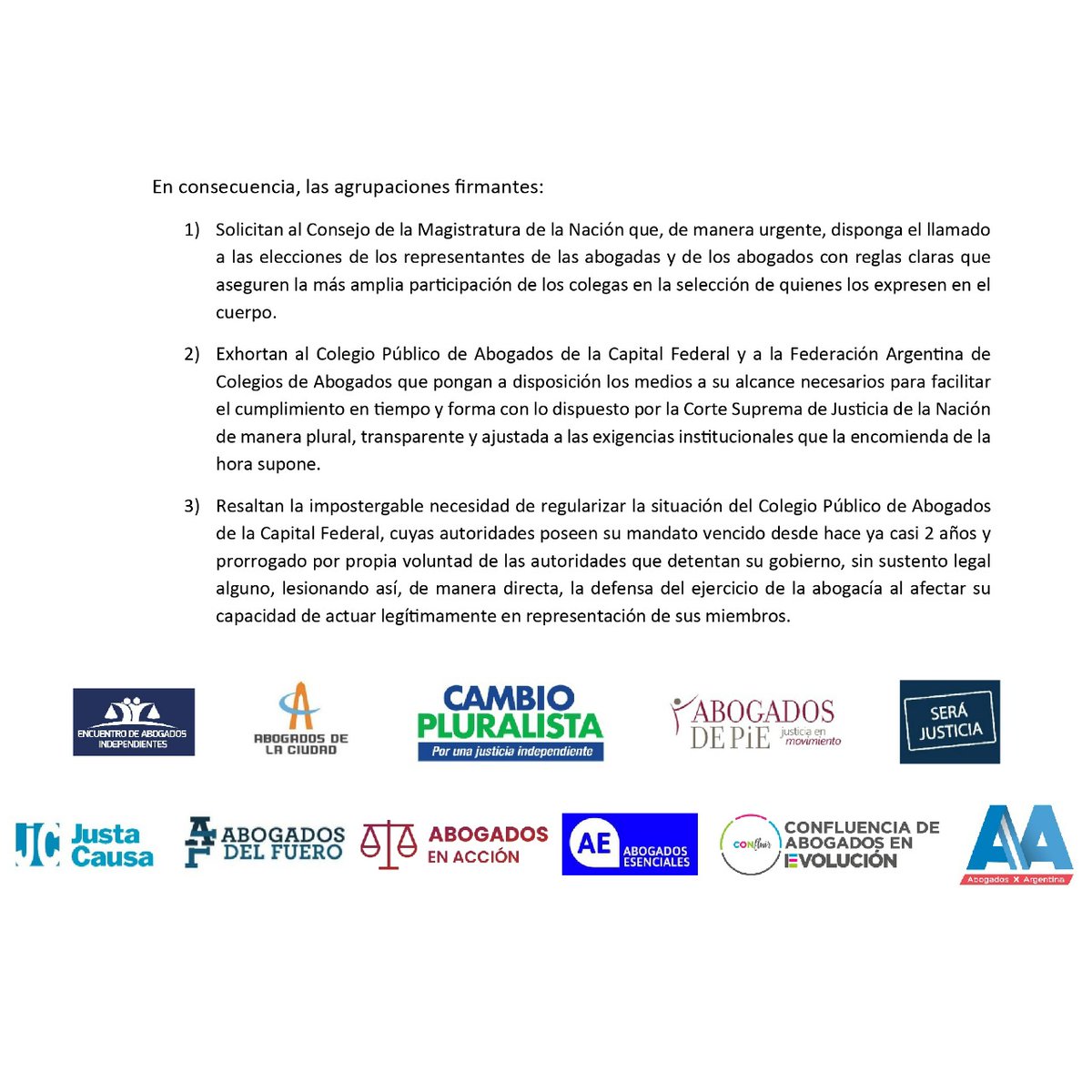 EncuentroEAI's tweet photo. Se debe restaurar el equilibrio en el @cmagistratura https://t.co/WC94CGdoUi