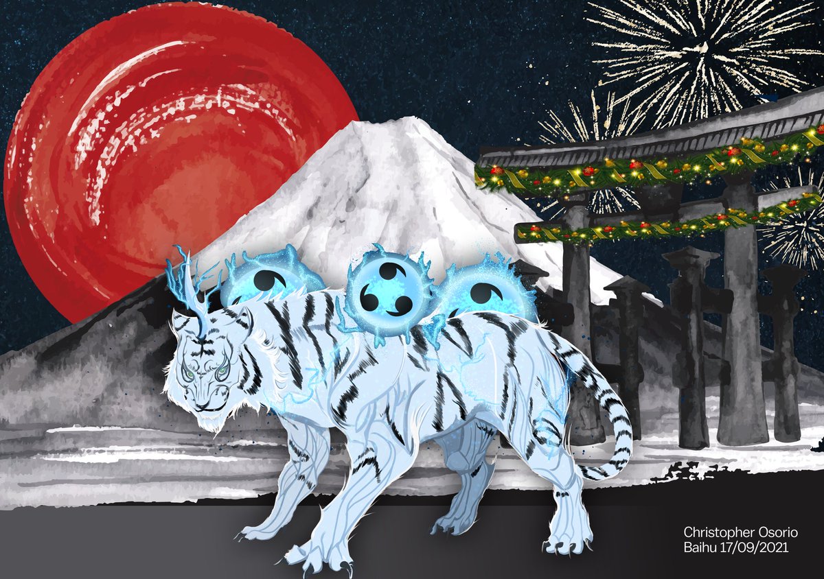 Chrisosso's tweet photo. @AgeOfCryptology #AOCXmas Merry Christmas from the Japanese civilization. https://t.co/AqNFTCTwoR