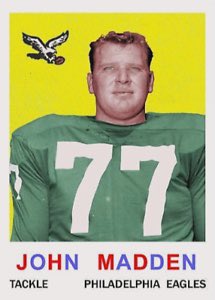 Random Philly Athletes on X: John Madden Offensive Tackle Philadelphia  Eagles (1958*)  / X