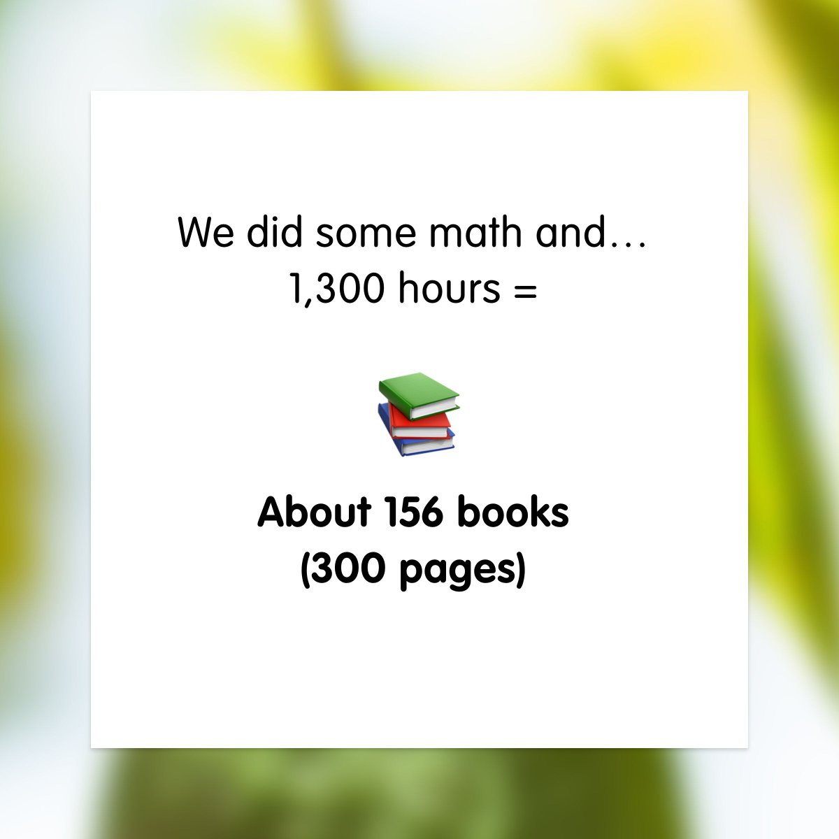 ChosenFoods's tweet photo. “Americans spent 1,300 hours on social media in 2020." – Forbes.
It’s shocking, isn’t it? 1,300 hours per person per year averages out to 3 hours per day, in comparison with only 90 minutes in 2012. Imagine what you could do with that time. More to come on our #PurposefulPause https://t.co/Rgc5oZmM8w