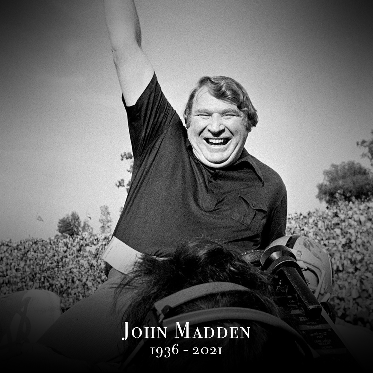 The NFL is saddened to share the passing of the legendary John Madden. He was 85.