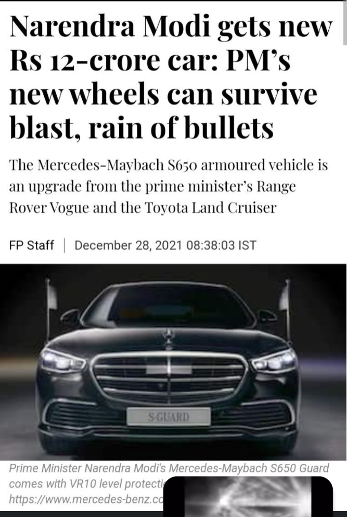 pbhushan1's tweet photo. Instead of picking up a jhola, this 'Fakeer' buys a 8000 Cr Jet, a new 12 Cr Merc-Benz, adjusts his Maybatch Specs of Rs1.5 lakhs, wears a Giorgio Armani Suit, looks at his Movado watch, walks in Kenneth Cole shoes (at our expense) &amp; advises us to buy only MADE IN INDIA Products! https://t.co/QfFQuaBJj2