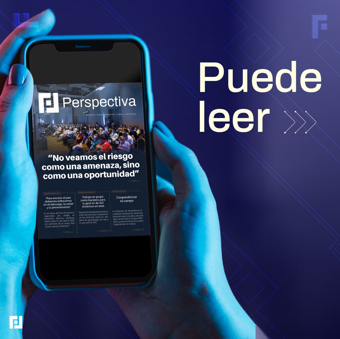 SoyPerspectiva's tweet photo. #perspectivadigital #edicion39
✨Con la edición #39 cerramos el año con las noticias más relevantes del sector solidario. ✔️Conoce todos los detalles en el link: https://t.co/UBFRWJ3Tyk https://t.co/Es9C4dkrQN