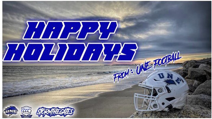 Thank you to the University of New England for the Happy Holiday wishes!
@CoachLichten @CoachJohnsonOL @CoachTreschitta 
@ttherrien75 @suelizotte16 @TimViall