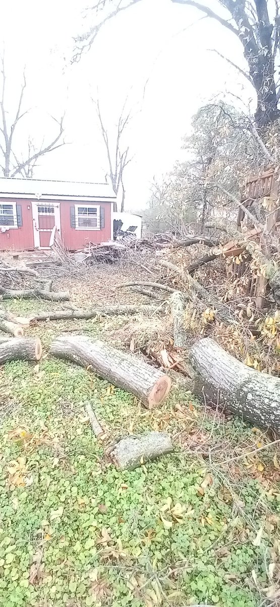 jimpeg's tweet image. we had several downed trees during the big storm a couple of weeks ago and we're still hard at work cutting up the trees for the people that don't have insurance .
Donate please! helping-heart.org