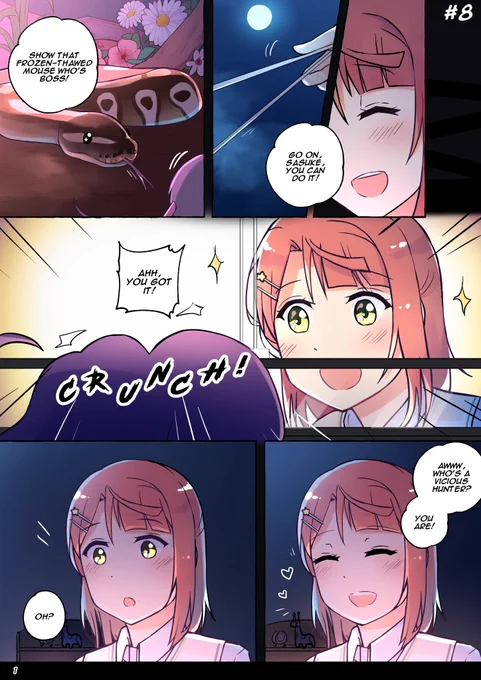A setting where Ayumu is in love with Yu, and Setsuna cheers her on. (1/8)
#lovelive #虹ヶ咲 