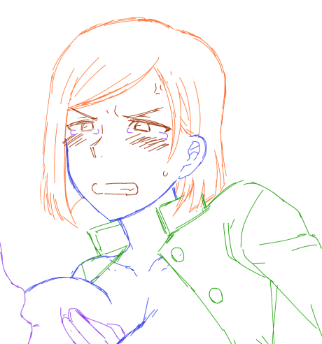 会場限定本がペン入れフェーズに入りましたよ 