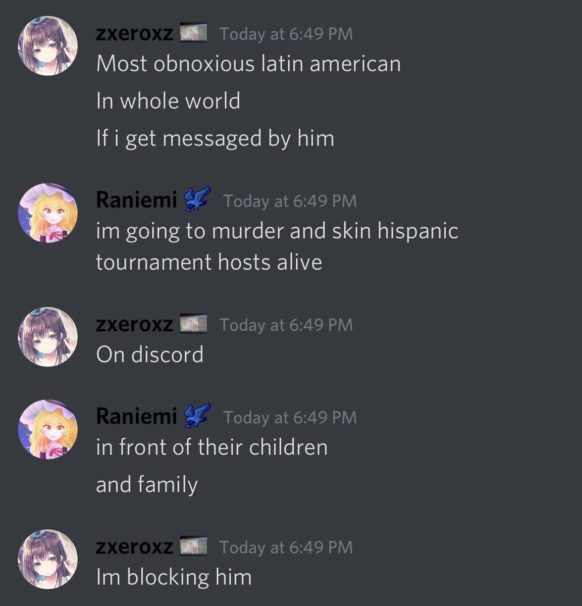 tongas_osu's tweet photo. ??????????? dude i have never talked with him before and i just wanted to invite him to my tournament what the fuck is wrong with him????????? https://t.co/8r8Zgar0k7