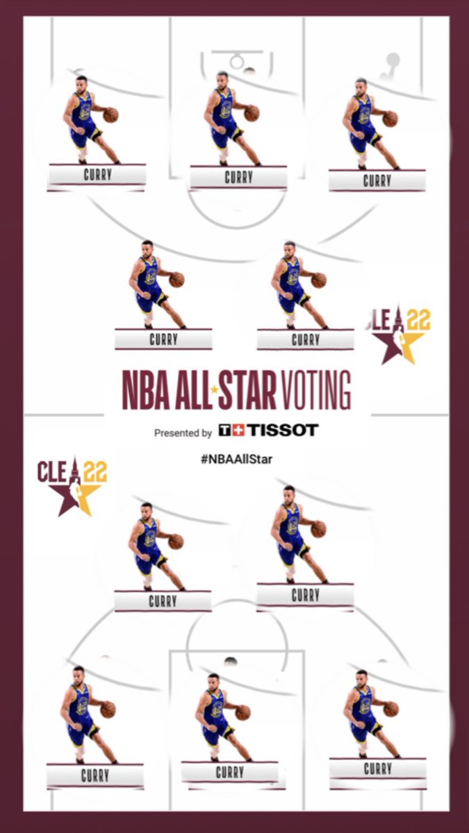 My vote is in!!! Retweet so #StephenCurry will be a #NBAAllStar <a href="/warriors/">Golden State Warriors</a> <a href="/StephenCurry30/">Stephen Curry</a>