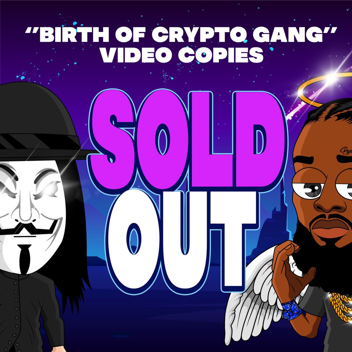 iamcryptogang's tweet photo. Exclusive video mint SOLD OUT! https://t.co/3cMLpoWwn7