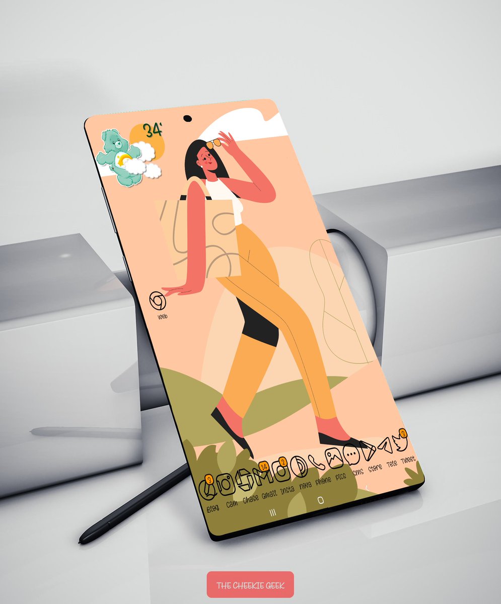 cheekiebrenda's tweet photo. Good evening. Screens from my Samsung Galaxy Tab S7 SE 12.4". It's been fun customizing this device. #StylingAndroid #Android #SamsungGalaxy https://t.co/VbNOYi6JJf