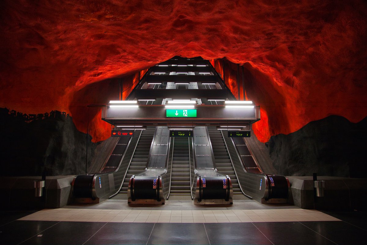 ecksplorer1's tweet photo. Some of the best things to see in #Stockholm, #Sweden is underground. The #stockholmtunnelbana is considered the world’s longest art gallery. Check out #solnacentrum, #stadion, and #universitetet. @visitstockholm @VisitSthlmCity @visitsweden 

More info: https://t.co/XVfh2gHIf7 https://t.co/KGW1uXuLQa