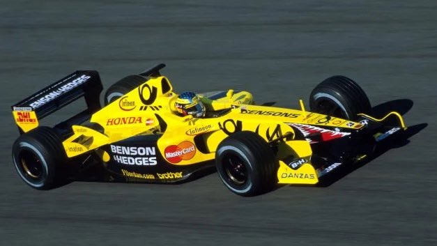 Jarno Trulli SIGNED 12x8 F1 Jordan Mugen-Honda Portrait 2001 GP Season 