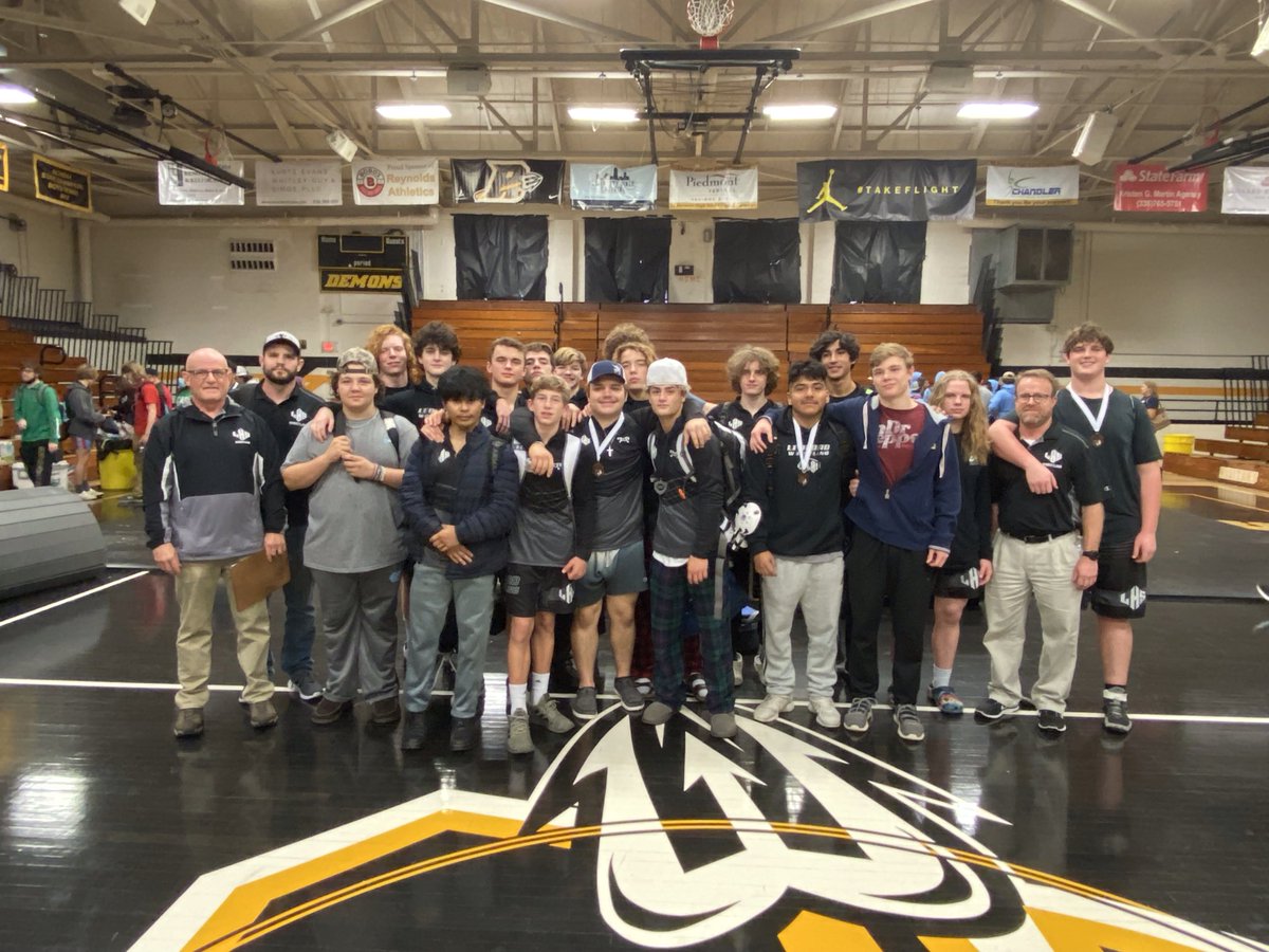 A great way to spend part of holiday break. Congrats on 3rd place team finish at RJ Reynolds. #Ledford Wrestling