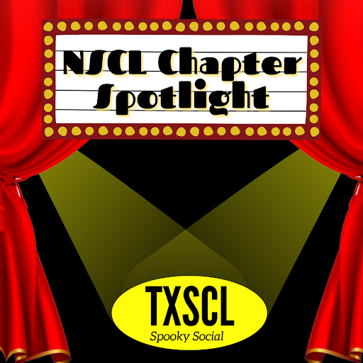 NationalSCL's tweet photo. Congratulations to TXSCL for being the first NSCL Chapter spotlight! For this throwback to Halloween TXSCL pleased the gods with their offerings of virtual pumpkins, skribbls, jackbox jokes, and tetris (which is their equivalent of Gary playing solitaire). https://t.co/YbtX7PgmUs