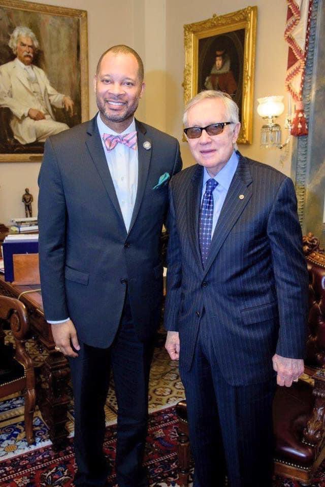 AaronDFordNV's tweet photo. Can’t quite believe that Senator Reid is gone. He had a tremendous impact on Nevada and our country. As he did so many others, he mentored, helped, and guided me. I’ll sorely miss him.

Blessings to Landra and the entire family. May God console you.

Rest on Power, Senator. https://t.co/4uH46qH4QX