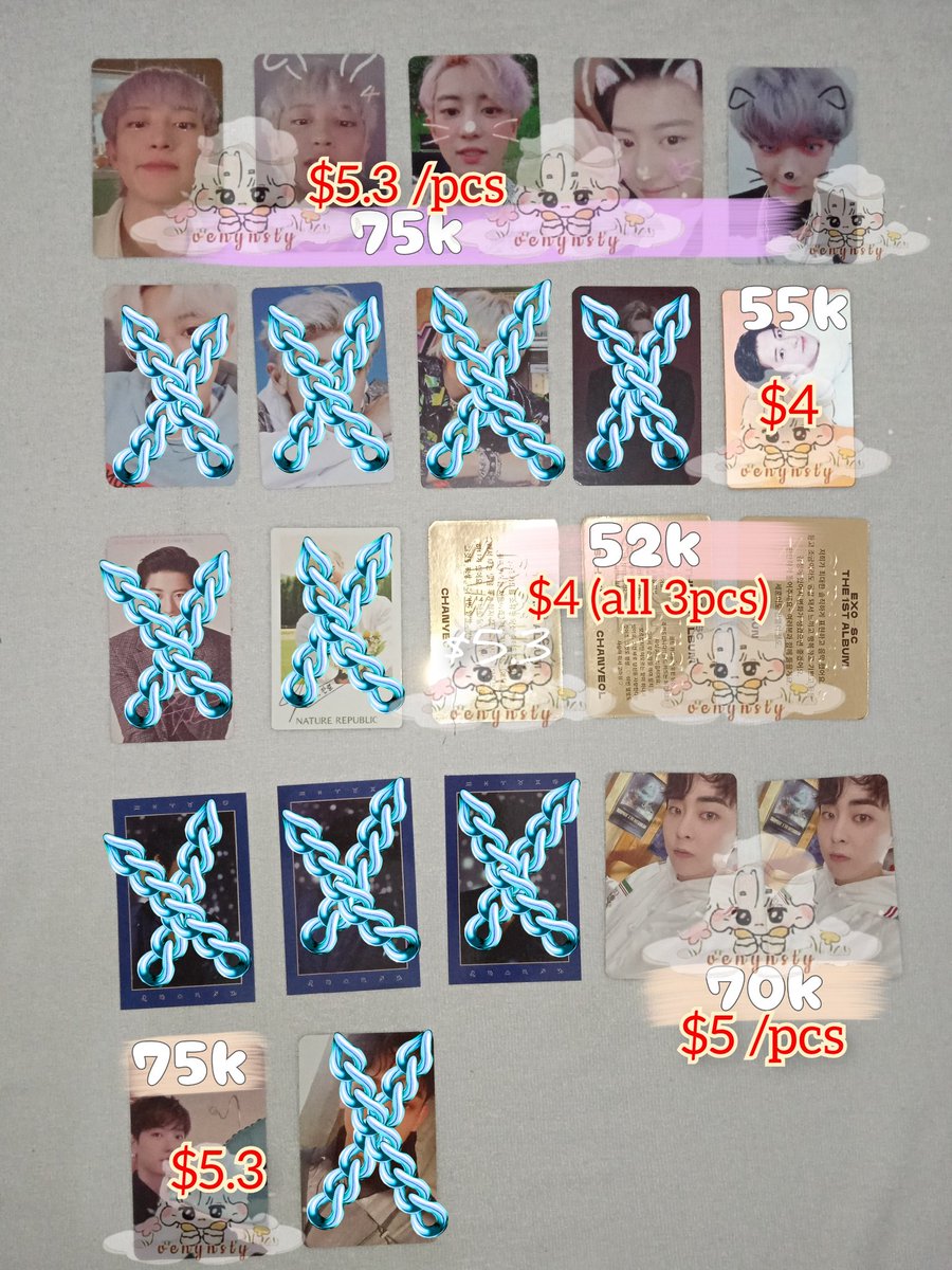 venynsty's tweet photo. [Help rt] 🙏🏻
WANT TO SELL IN RUSH
wts  • want to sell • lfb
exo merch, chanyeol xiumin baekhyun photocard Album 엑소 찬열 백현 시우민
~ price in pic
~ shopee
~ ww ok! ( paypal / local bank )

📍INA
tag: ina ph my sg usa br th poka poca album dftf Peaches obsession https://t.co/B88ndoDbf3