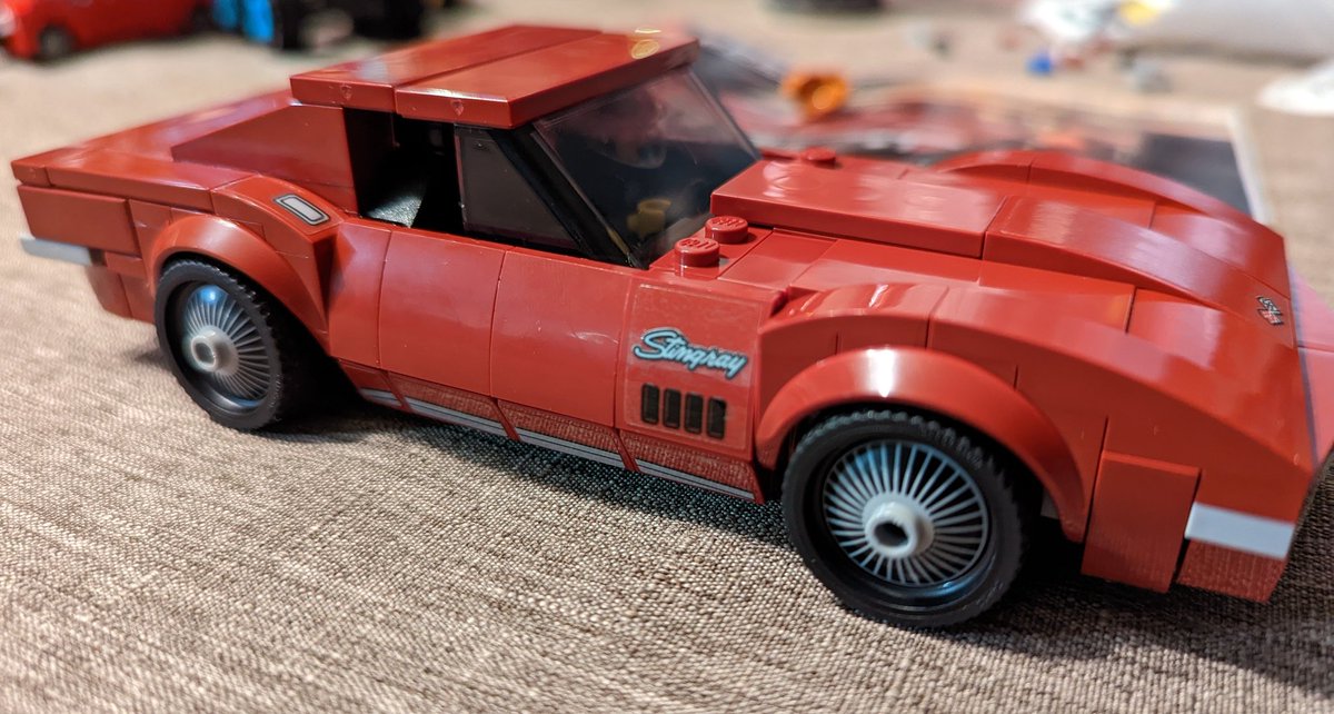 IncaMonster's tweet photo. Little man and I have been destroying some Lego sets!
Got our camper with our Coffee cart and rolling in the 69 Corvette.
#legosrule #LEGOBuildDay https://t.co/F4Gdyts8Zk