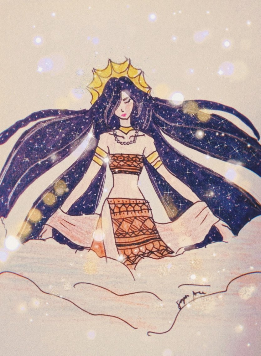 JaceMonBebe's tweet photo. #PhilippineMythology 
#Hanan #Tala #Mayari 
Artwork: @JaceMonBebe https://t.co/qHu1fu0FQG