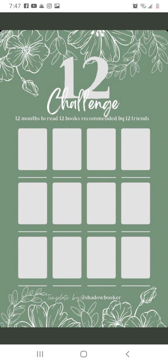 delitealex3's tweet photo. I thought this seemed cool to try.  

I read mostly wlw, f/f fiction and would also like recs for trans and nonbinary fiction. #12challenge https://t.co/3xiTtRTiE6