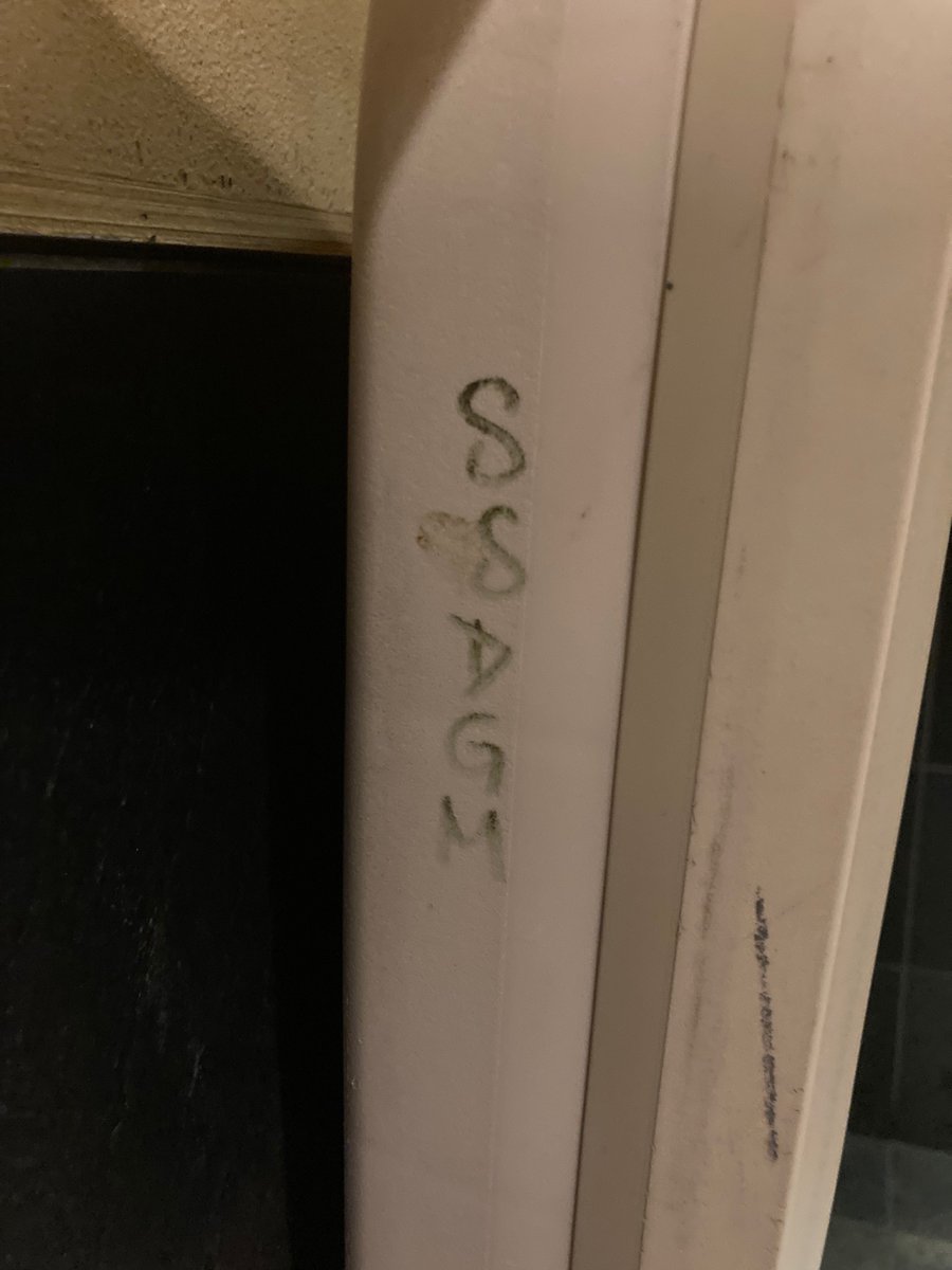 Spotted in the restroom at Felipes restaurant in Boston. IYKYK. (Yes I took this mid-pee.)

<a href="/MyFavMurder/">My Favorite Murder</a> <a href="/GHardstark/">Georgia Hardstark</a> @KarenKilgariff