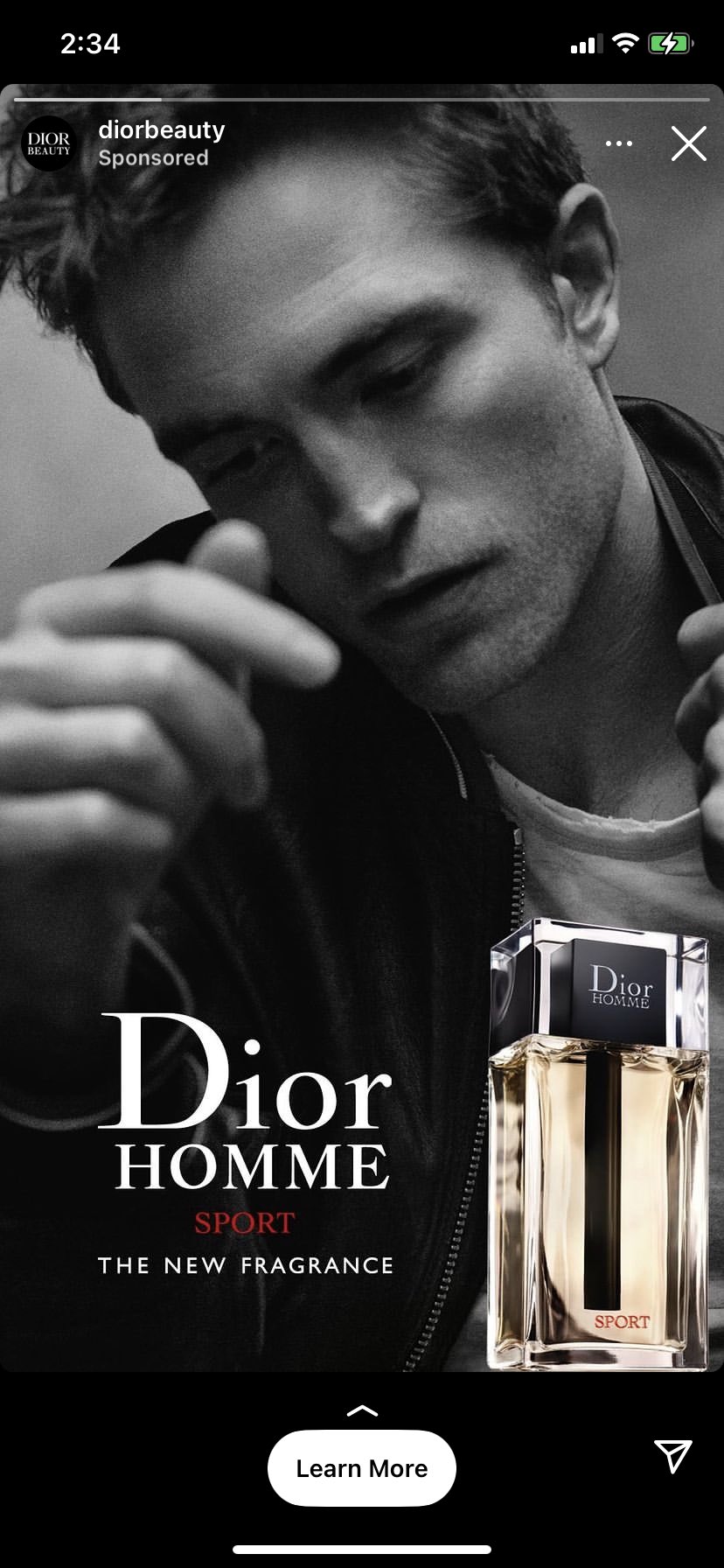 dior homme robert