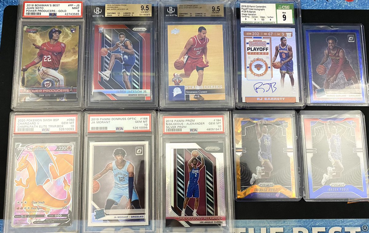 All cards for sale, dm with interest, negotiable on multiples. Soto is /50, JJJ is /299, RJ auto is /99 Retweets appreciated! <a href="/HobbyConnector/">The Hobby Connector ™</a> <a href="/CardPurchaser/">Card Purchaser</a> <a href="/Hobby_Connect/">Hobby Connection(Colton)</a>