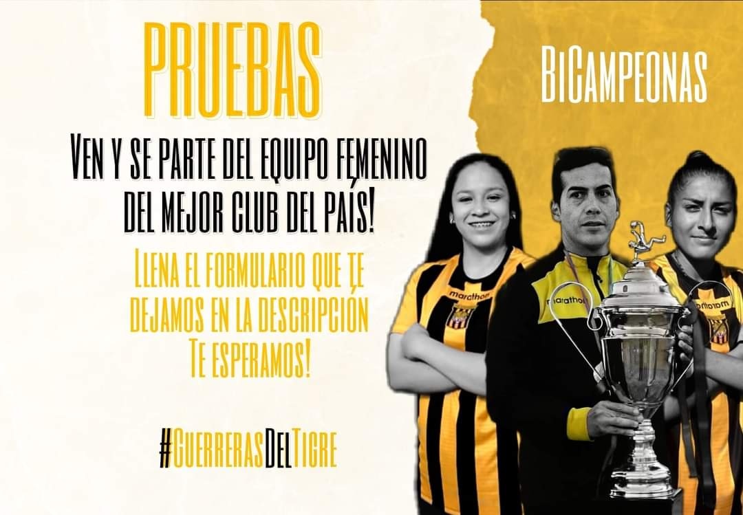 ElDerribador's tweet photo. ¡PRUEBAS ABIERTAS!
Esta es tú oportunidad de pertenecer a las #Guerreras de EL+ GRANDE y EL+FUERTE de Bolivia, el Club The Strongest!
Formulario: https://t.co/8EkUku8wnV
Más información en #CompetenciaBolivia de lunes a viernes a las 13 y 19 hrs.
RKM 91.0 FM https://t.co/uCQf67OXL7