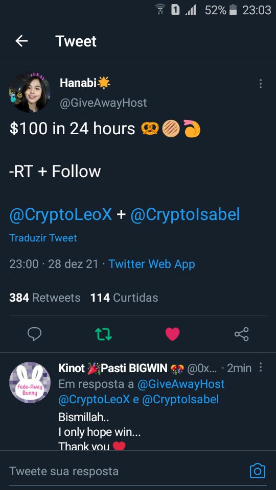 heytavao's tweet photo. @GiveAwayHost @CryptoLeoX @CryptoIsabel ✌💜 https://t.co/0Gz8lQzvNT