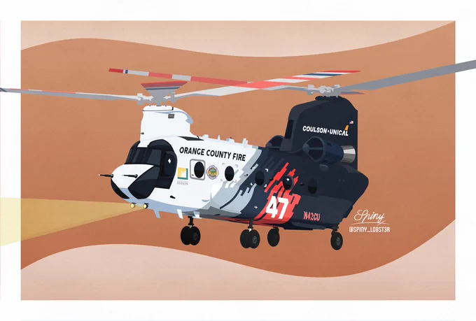 #2021年自分が選ぶ今年の4枚 
軍/民問わず色々描きました✈️🚁 