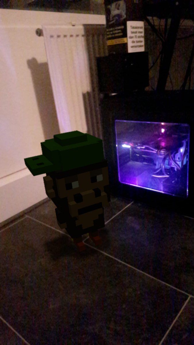 bmhc's tweet photo. @knox_trades My ape isnt just 3D, he guards my PC at night! A real champ! @CryptopetsAR Get your own on @MagicEden_NFT https://t.co/pXEA0r5NCz